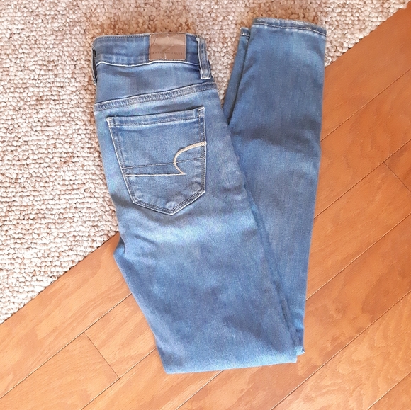 American Eagle Hi Rise Jegging Jeans size 00 Short - Picture 6 of 13